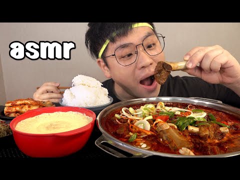 먹방창배tv 활화산 폭발 매운갈비찜에 고추팍팍 맛사운드 레전드 maeun <strong>galbi</strong> <strong>jjim</strong> Braised Spicy Short Ribs mukbang Legend koreanfo