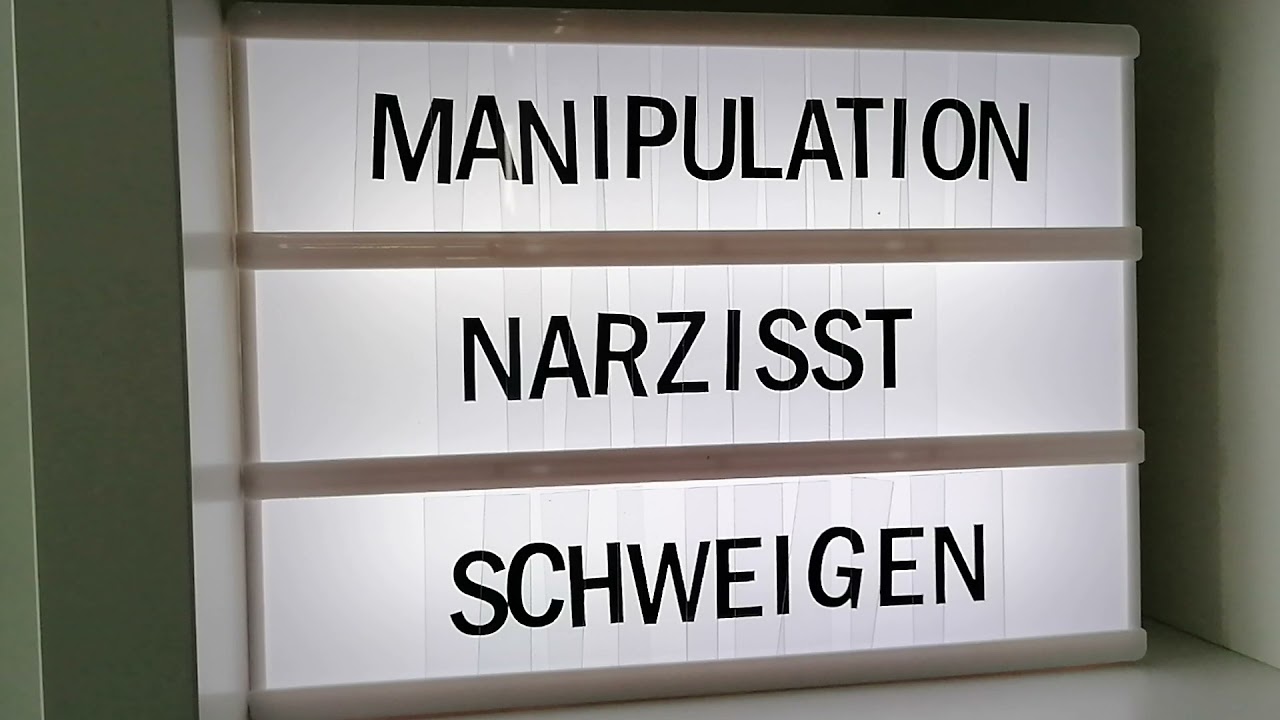 Silent treatment/ Schweigebehandlung-Manipulation von Narzissten