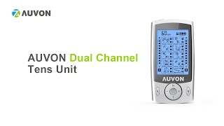 How To Use Auvon Dual Channel Tens Unit ? 20 Modes 2 And 2X4 Electrode Pads White Version 
