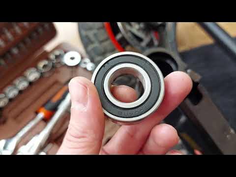 Как поменять подшипники в самокате ⚒ Kugoo m4 pro 2020. Замена подшипников рулевой.