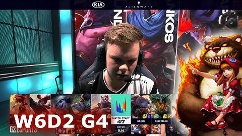 G2 eSports vs SK Gaming | Week 6 Day 2 S9 LEC Summer 2019 | G2 vs SK W6D2