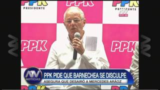 Pedro Pablo Kuczynski se refirió a tachas en su contra