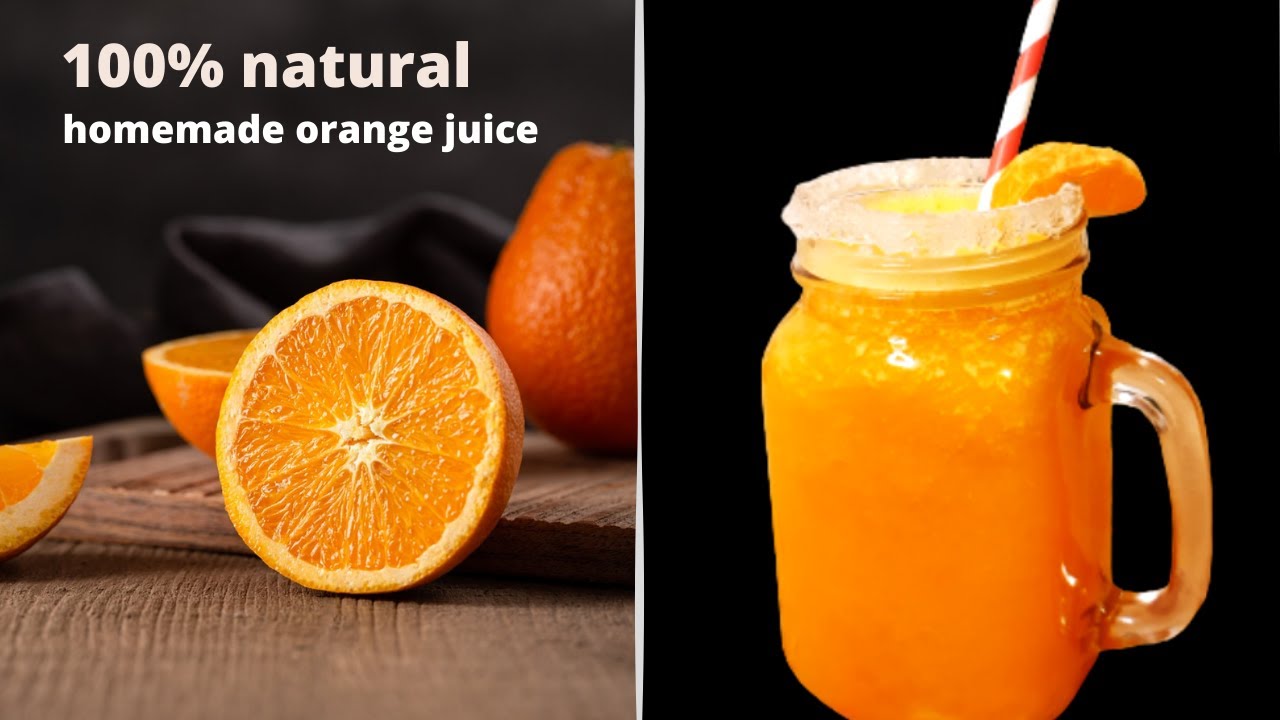 How To Make Natural Orange Juice | Homemade Orange Juice | Orange Juice