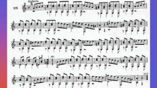 CARULLI GUITAR METHOD - No. 18 chords