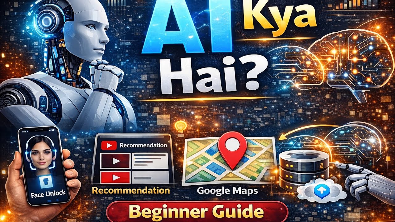 AI Kya Hai? | Artificial Intelligence Kaise Kaam Karta Hai | Beginner ...