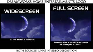 Aspect Ratio Comparison - The Dreamworks Home Entertainment Logo