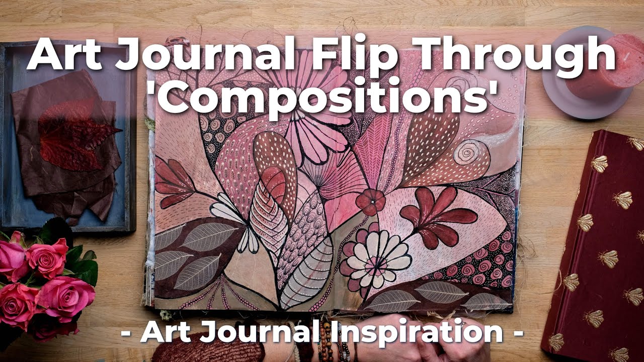 Art Journal Flip Through 🎨' Compositions' | No Talking