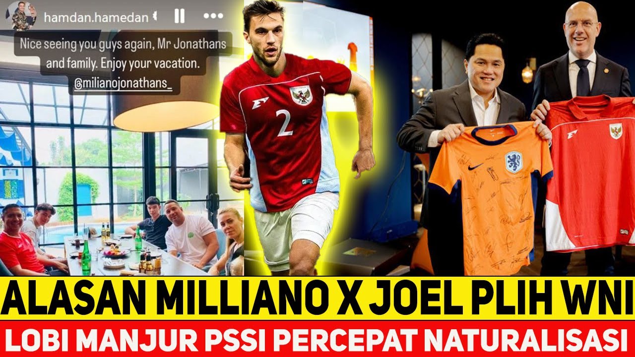 Timnas Indonesia~PSSI tambah naturalisasi~milliano jonathan~ryan ...