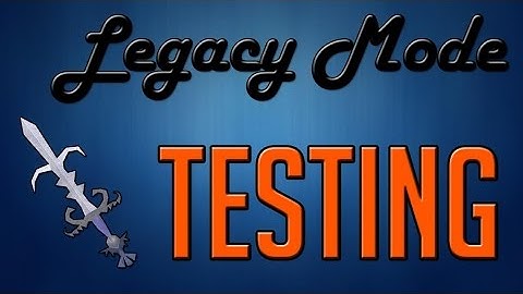 Runescape Legacy Mode Pking and testing - WHAT