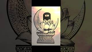 Mandala art/ first time trying mandala art with pen #kpart #shorts