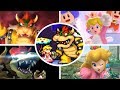 Evolution of Princess Peach fighting Bowser (2001-2017)