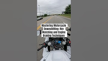Mastering Motorcycle Downshifting: Rev Matching and Engine Braking Techniques