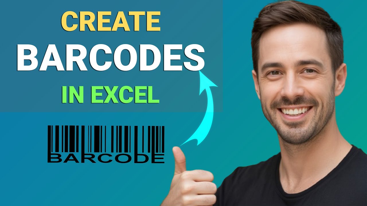 BEST Way to Create BARCODEs in Excel Without Errors - YouTube