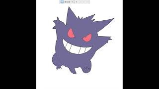 Pokemon: 94 Gengar Speed Drawing