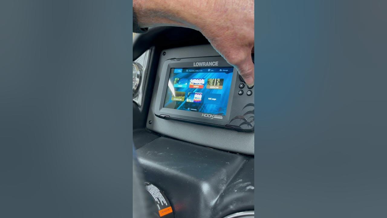 How to get out of “Stopped” mode on Lowrance Hook Reveal 7. YouTube