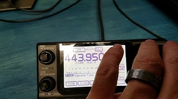 ICOM-7100 Programming Stations into Memory