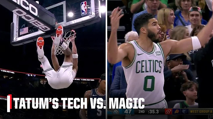 Jayson Tatum T'd up for hanging on the rim 😦 | NBA on ESPN