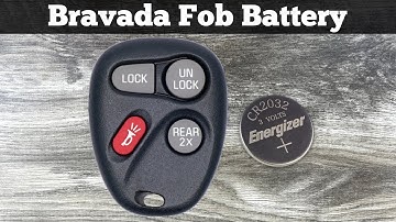 1998 - 2001 Oldsmobile Bravada Key Fob Battery Replacement - How To Change Replace Remote Batteries
