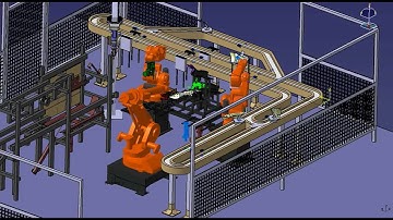 Virtual commissioning with Delmia V5 and Delmia Automation