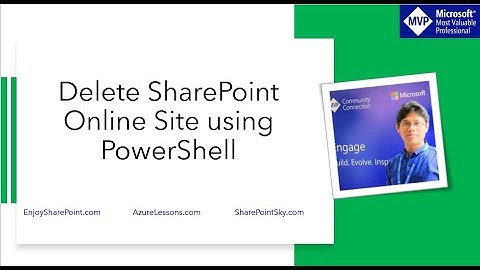 How to delete, restore and permanently delete SharePoint Online site using PowerShell