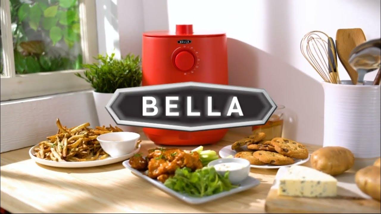 BELLA 2 qt Manual Air Fryer Oven and 5-in-1 Multicooker with Removable  Nonstick and Dishwasher Safe Crisping Tray and Basket, 1200 Watt Heating