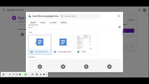 Google Classroom: How to submit multiple files for a single "turn-in"