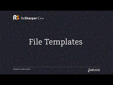 File Templates in ReSharper C++