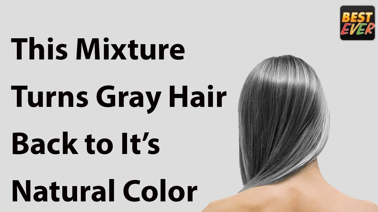 Coconut Oil And Lemon Mixture It Turns Gray Hair Back To Its