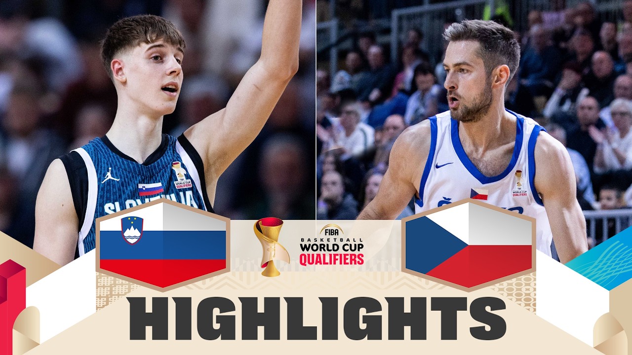 Slovenia 🇸🇮 v Czechia 🇨🇿 | Highlights | FIBA Basketball World Cup 2027 European Qualifiers