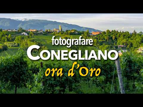 Video Conegliano, fotografare le colline all'Ora d'Oro