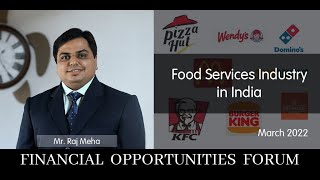 Food Services Industry in India