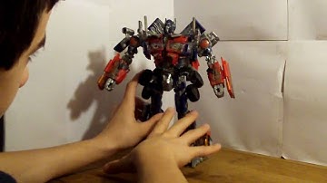 Custom workshop reviews: custom ROTF leader class battle damadged optimus prime