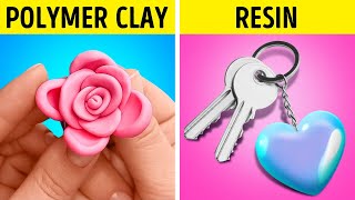 Simple Home Decoration DIYs And Creative Crafts With Glue Gun, Resin And Polymer Clay