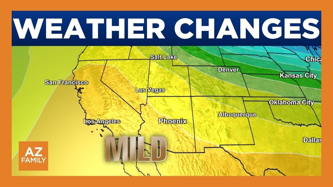 Rain chances on the way to Arizona - YouTube
