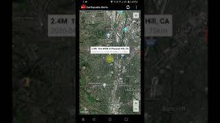 2.4 earthquake pleasant hill, california 4-18-20