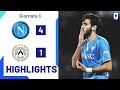 Napoli-Udinese 4-1 | Kvara torna al gol nel poker partenopeo: Gol e Highlights | Serie A TIM 2023/24