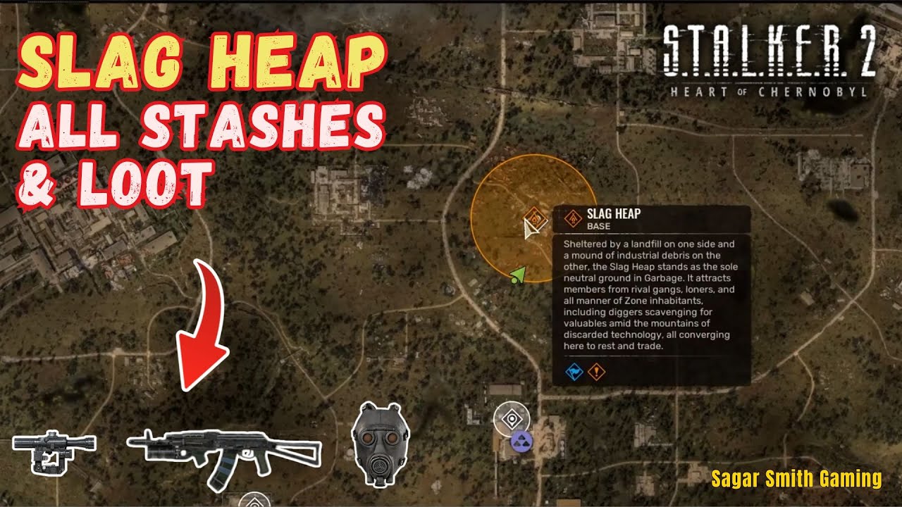STALKER 2 SLAG HEAP All Stashes & Loot | STALKER 2 