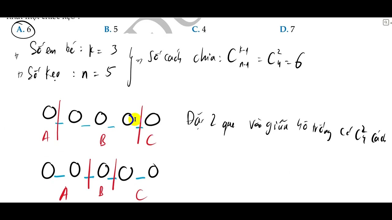 Bài toán chia kẹo Euler + Xếp sách, vách ngăn giá sách