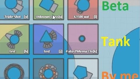 ARRAS.IO TEST BETA TANK & BETA BOSS #6 (code tank by me !)