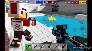 Pixel Gun 3D Gameplay | Pool Party Map