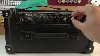 EFFECTS - How to Adjust Effects for ROLAND CUBE-10GX | Enable, and Adjust Effects