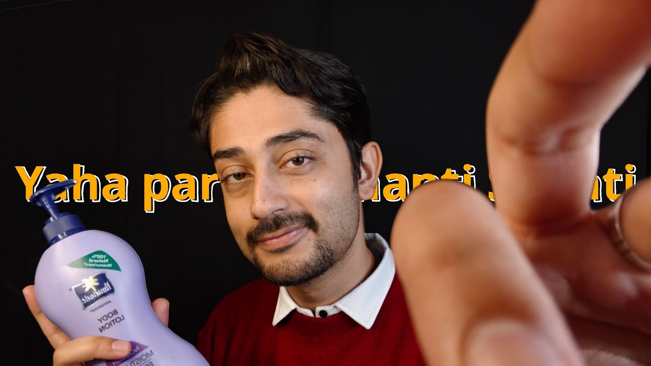 ASMR Moisturized Hand Movements 🖐🏽🧴