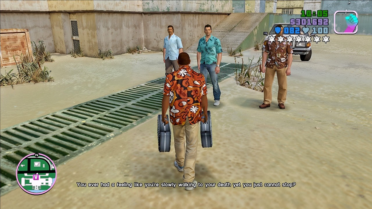Never seen Lance chasing or following Tommy in this mission in GTA Vice City