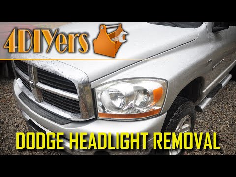 How to: 06-08 Dodge Ram Headlight Removal