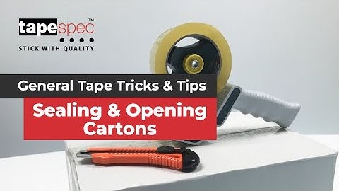 General Tape Tricks & Tips: Carton Sealing & Opening