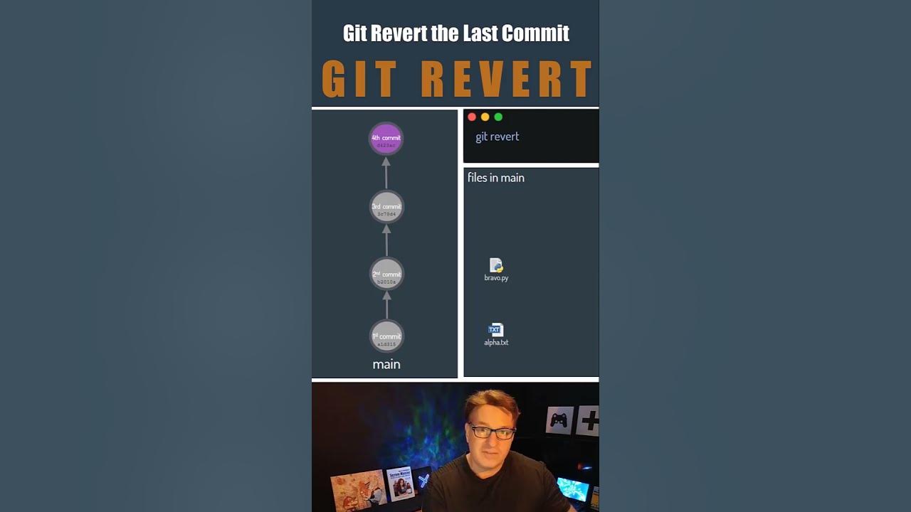 Git Revert a Commit || Undo Last #git #github #gitlab #devops #python # ...