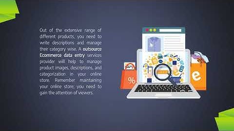Ecommerce product data entry Services