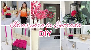 IDEAS PARA DECORAR LA ENTRADA / CÓMO DECORAR EL RECIBIDOR #manualidades #diy #decoracion