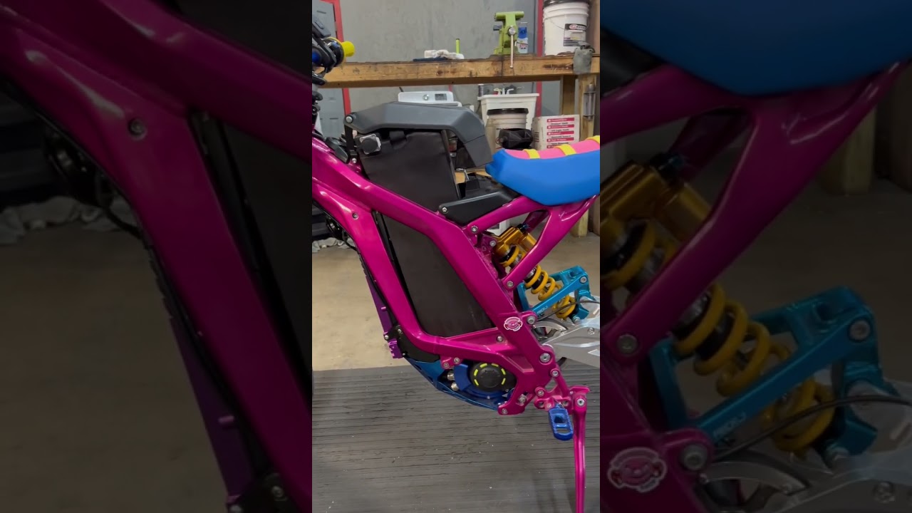 Most Custom SurRon In World New Swingarm 