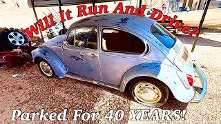 I Got a FREE Abandoned 1971 VW Beetle | Will It Run And Drive After Sitting for 40 YEARS ?!?!